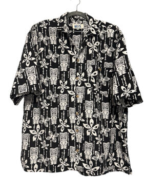 UZZI Amphibious gear men's tropical button up top xxl